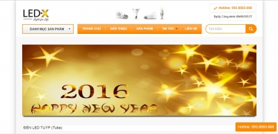 Thiết kế web cho công ty Miền Đất Công Nghệ Cao