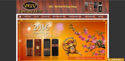 Thiết kế web bán hàng cho công ty Vỏ Gỗ Việt