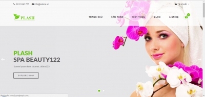 Thiết kế web shop bán mỹ phẩm tóc