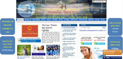 Xây dựng web cho công ty tư vấn Hiếu Gia