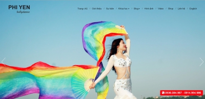 Xây dựng web giới thiệu lớp học múa bụng cho Phi Yến