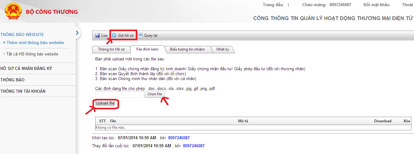 Quy trình đăng ký website thương mại điện tử với Bộ Công Thương