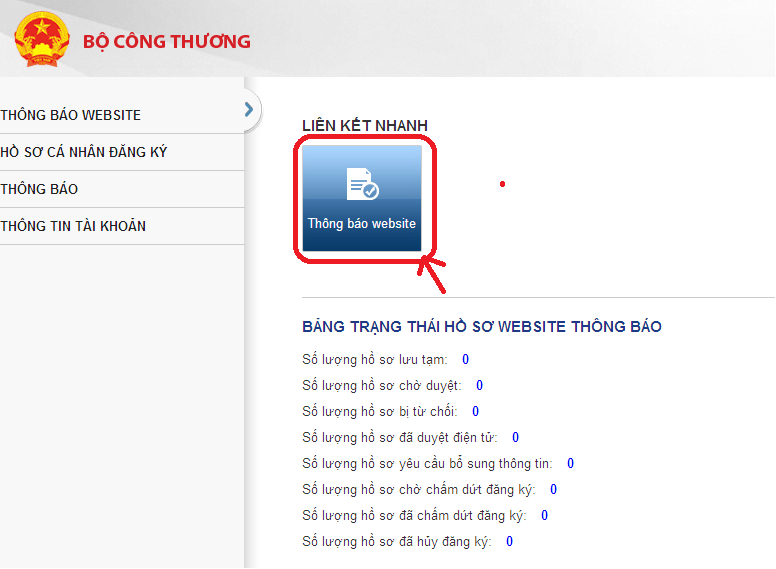 Quy trình đăng ký website thương mại điện tử với Bộ Công Thương