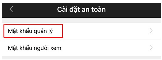Cách đổi mật khẩu Camera Yoosee