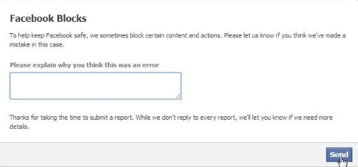 Tên miền bị facebook chặn và cách xử lý