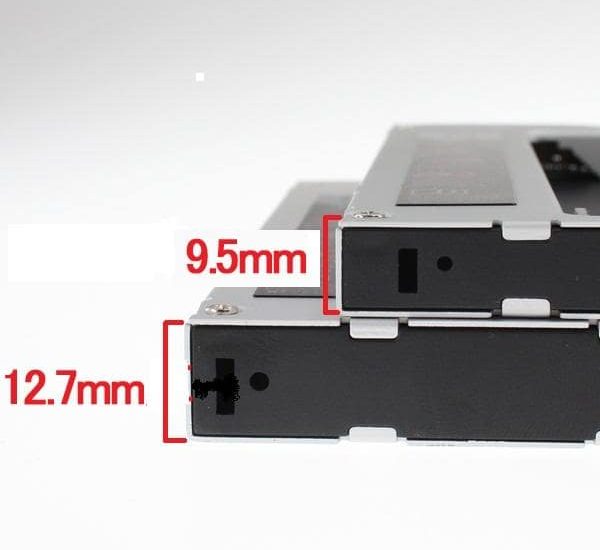 Cách chọn Caddy bay phù hợp cho Laptop. Giúp lắp song song 2 ổ cứng SSD và HDD cho Laptop.