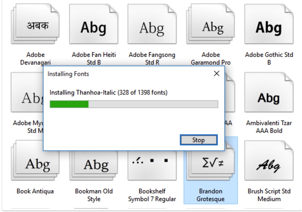 Download bộ 1524 Font chữ tiếng Việt đầy đủ cho Windows 2021