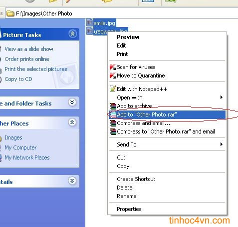 sử dụng winrar