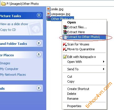 sử dụng winrar