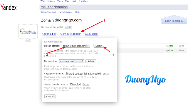 Hướng dẫn tạo email domain miễn phí với Yandex – Cài đặt và sử dụng Hướng dẫn tạo email domain miễn phí với Yandex – Cài đặt và sử dụng