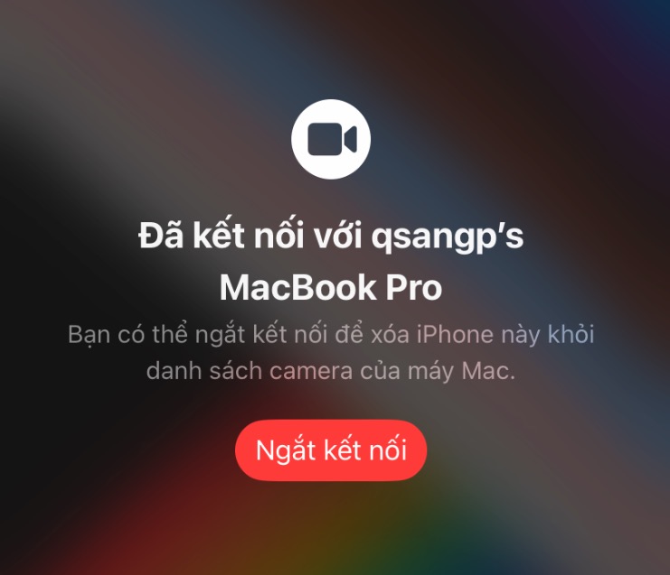 Lấy iPhone làm webcam cho Macbook trên macOS Ventura