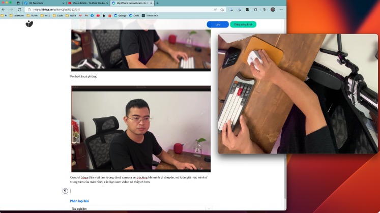 Lấy iPhone làm webcam cho Macbook trên macOS Ventura