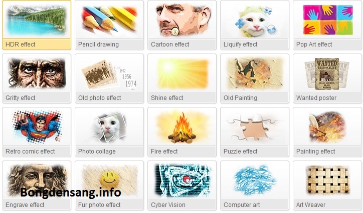 12 website giúp bạn tạo hiệu ứng ảnh độc đáo