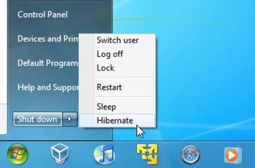 3 cách bật tắt chế độ Hibernate trong Windows 7