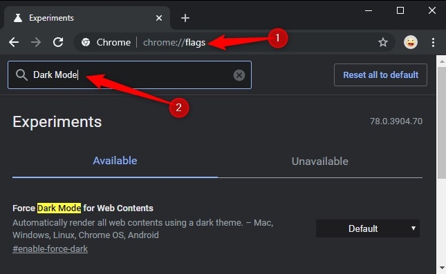 Cách bật chế độ tối Dark Mode trên tất cả các trang web trên Google Chorme