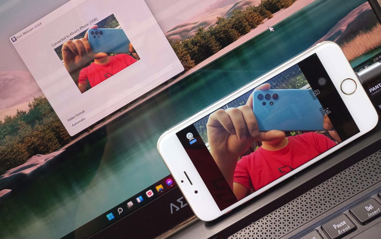 Cách biến điện thoại Android/iOS thành webcam