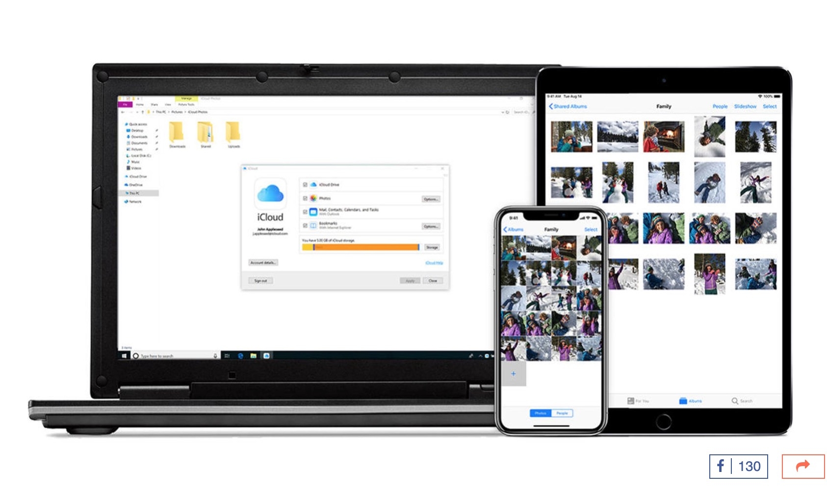 Cách cài đặt iCloud cho máy tính Windows
