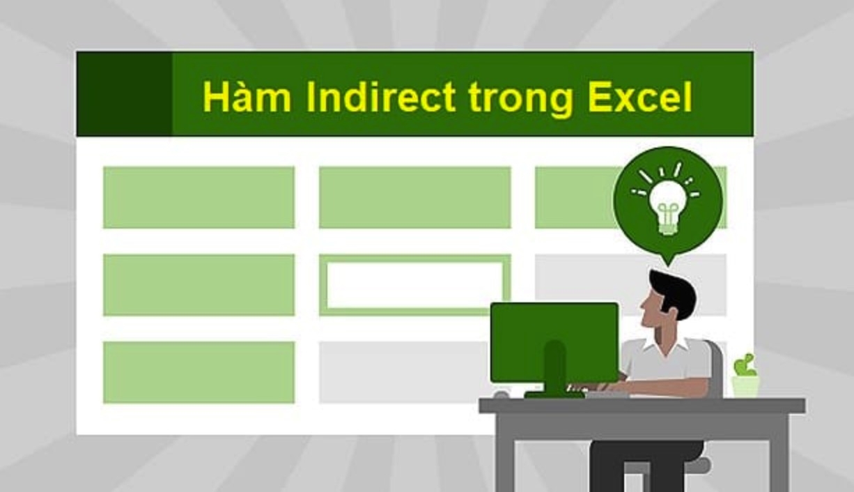 Cách sử dụng hàm Indirect trong Excel