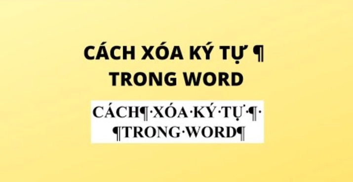 Cách xóa dòng trống trong Word và xóa ký tự ¶ (dấu P ngược)