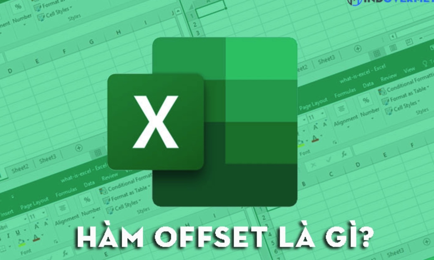 Kết hợp hàm offset và hàm sum trong excel