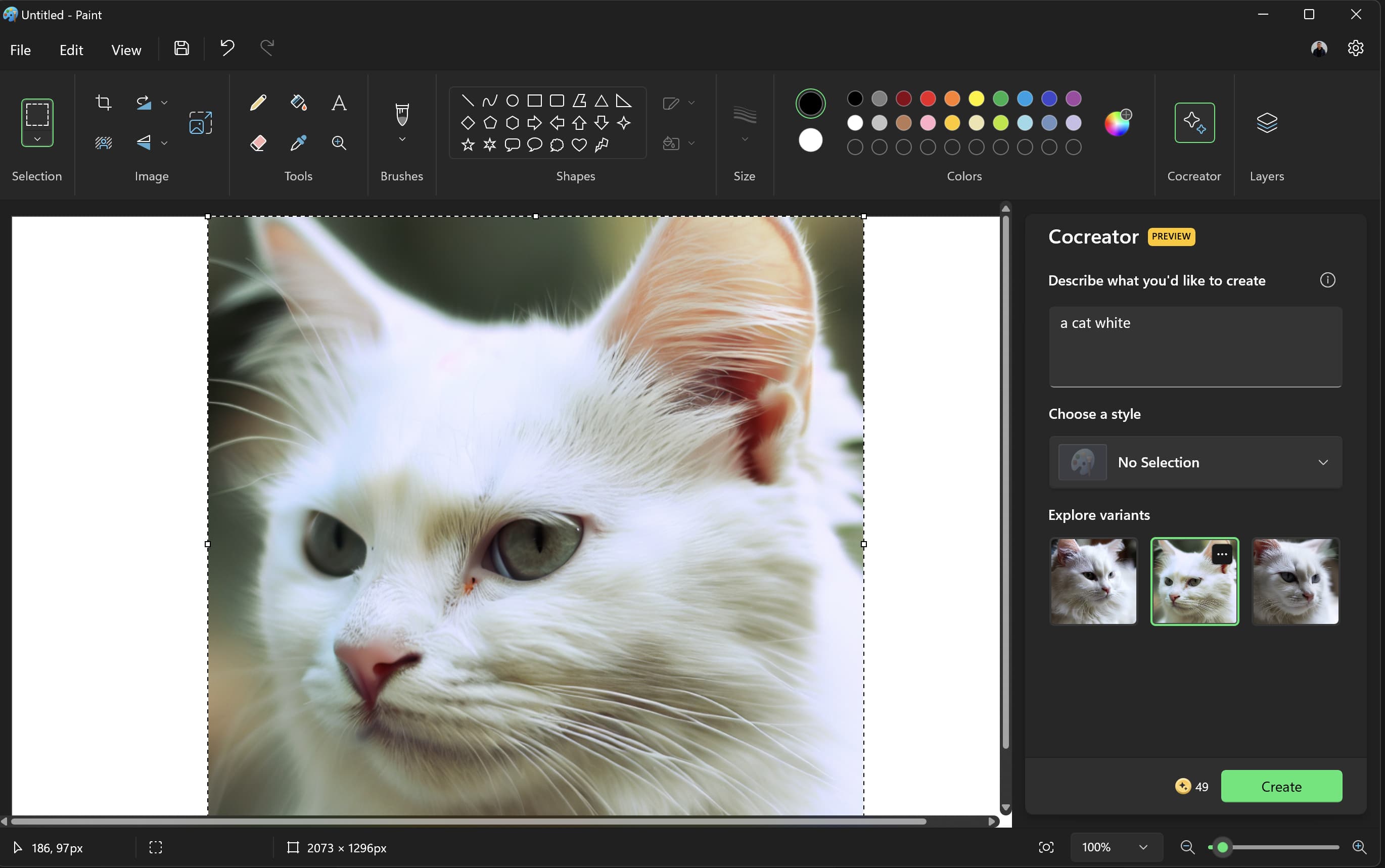 Microsoft Paint tích hợp DALL-E 3, tạo hình ảnh AI ngay trên Windows 11
