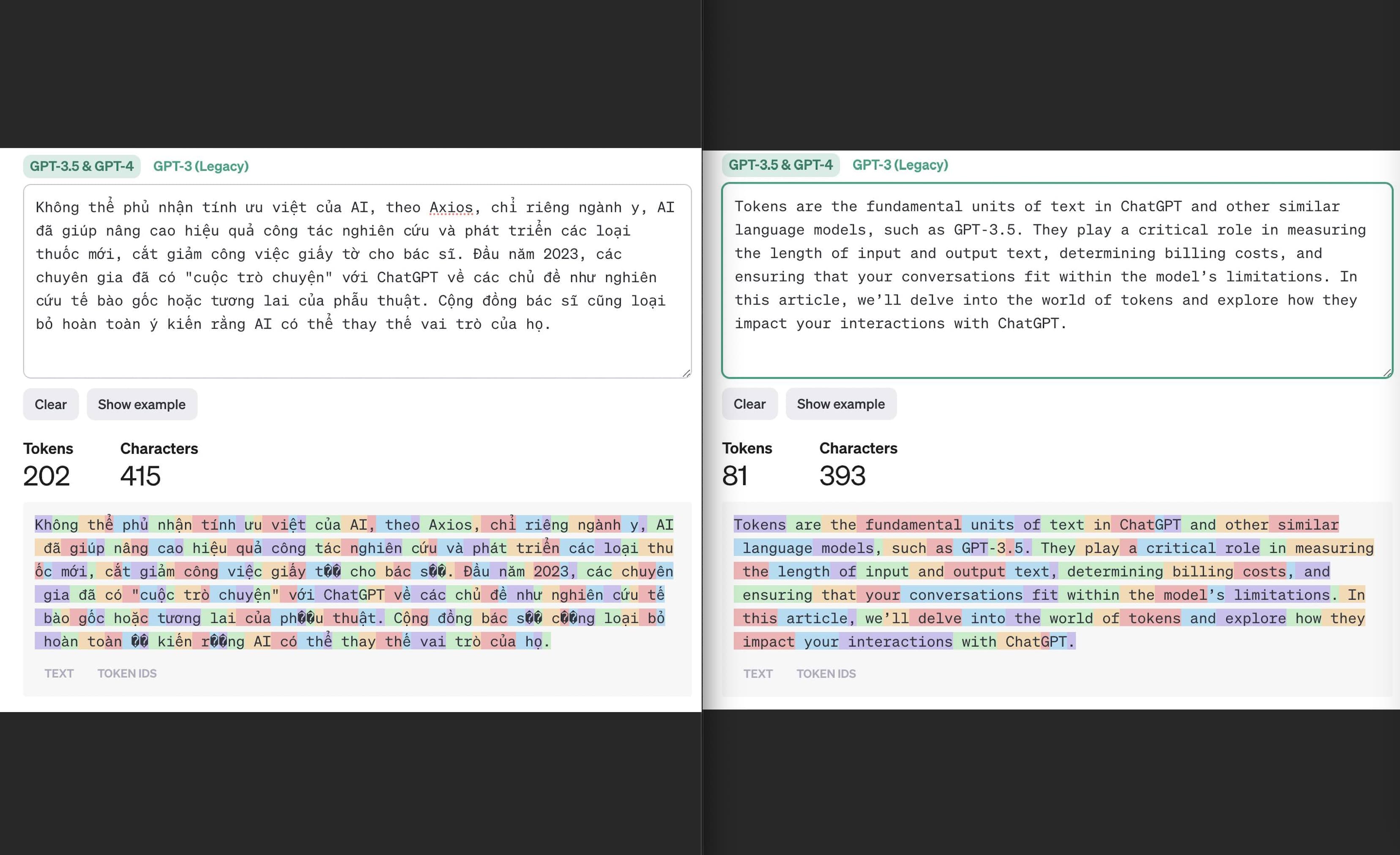 Vì sao ChatGPT chậm hơn khi dùng tiếng Việt so với tiếng Anh?