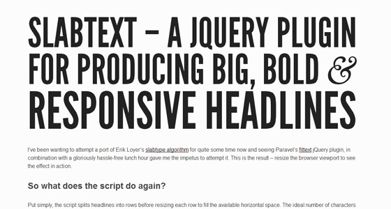 Tổng hợp những jQuery Text Effect nên có