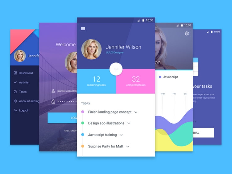 Thiết kế web material design chuẩn google