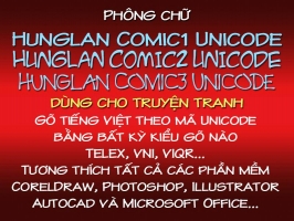 Chia sẻ bộ font chuyên dùng làm lời thoại cho truyện tranh của anh Lân Hùng