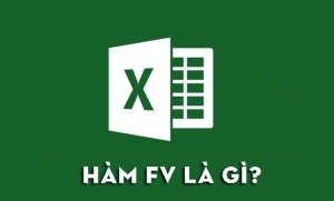 Cách sử dụng hàm FV trong excel