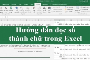 Đọc dữ liệu số thành chữ trong Excel
