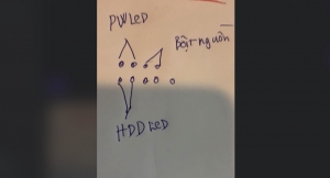 Hướng dẫn cắm dây power reset và led cho main