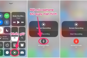 Mẹo nhỏ với quay phim màn hình trên iPhone / iPad