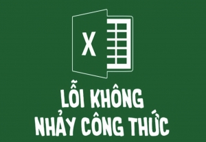 Sửa lỗi excel không nhảy công thức