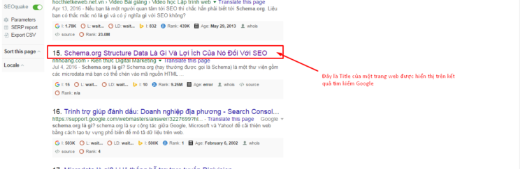 ví dụ thẻ title trong on page seo